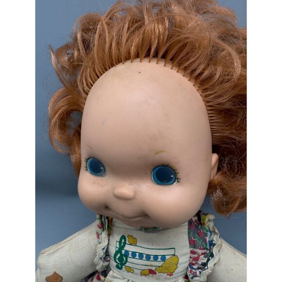 Vintage 1974 Mattel Red Hair Doll With Floral Patchwork Outfit READ - Picture 2 of 10